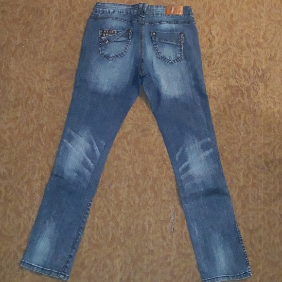 ✔Denim Destress Wash Jeans - Picture 9 of 16